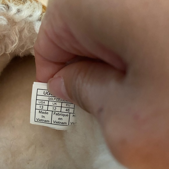 UGG Ascot Slipper suede with rubber sole color chestnut Size 13 - Picture 8 of 9